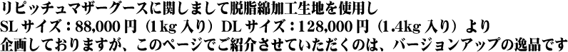 ���s�b�`���}�U�[�O�[�X�̍ō����H�ѕz�c