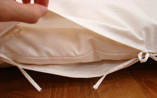 中身までオーガニックコットンを使用。