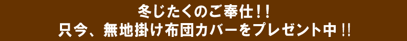 格安特価に、シングルカバーがついてさらにお得!
