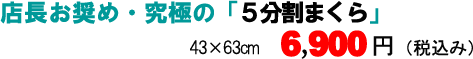 6900円