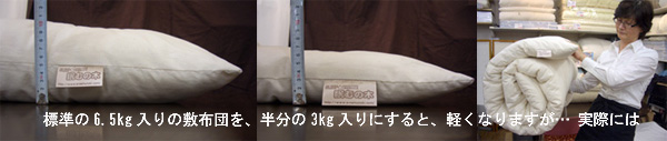 薄いめの敷布団