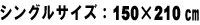 シングルサイズ