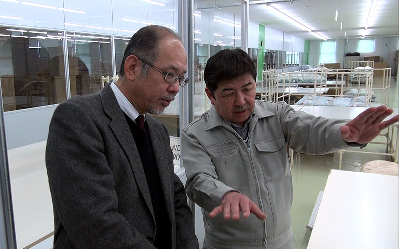 京都西川羽毛布団工場長