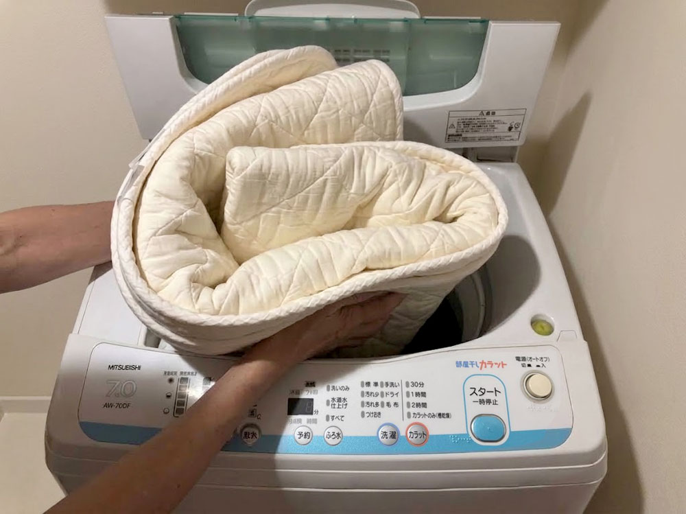 パットシーツの正しい洗濯について