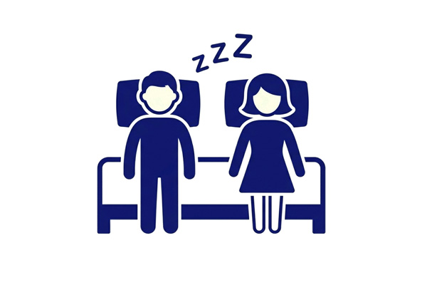 男女の眠りについて